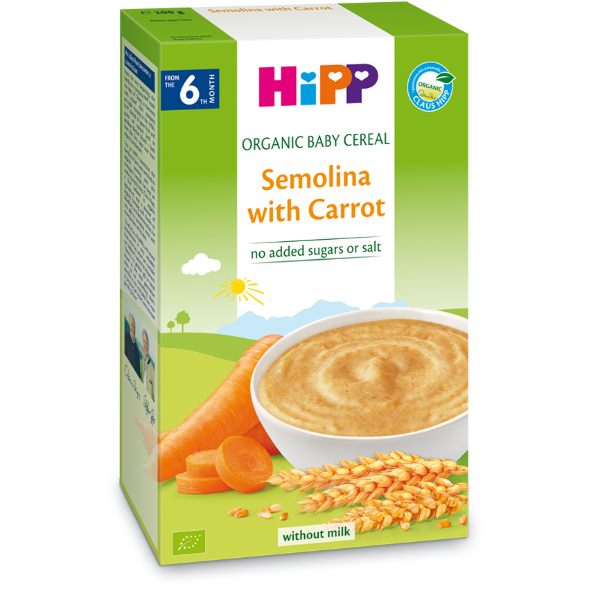 Hipp Органик каши. Hipp - Cereal porridge 200 g. Хипп - каша органическая зерновая пшеничная, 5 мес., 200/6\. Hipp/Хипп каша 200г б/молоч гречневая зерновая органич.